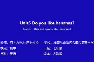 Unit6 Do you like bananas?