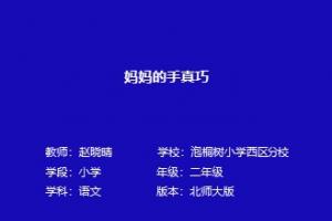 妈妈的手真巧