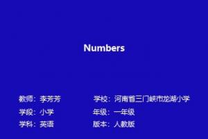 Numbers